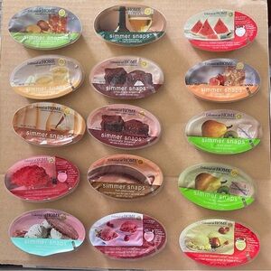 Colonial at HOME Simmer Snaps Assorted Scented Wax Melts (15 pc lot)